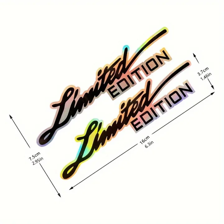 2pcs%20Limited%20Edition%20Emblem%20Badge%20auto%20car%20Sticker%20Limited%20Edition%20Logo%20for%20Car%20Motorcycle%20Truck%20Bike%20-%20Image%202