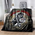 Jax Teller SONS OF ANARCHY Charlie Hunnam Throw Blanket Shawl Cloak Bedroom Living Room Sofa Couverture Chaude Manta Caliente. 