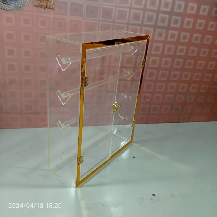 Acrylic%20plastic%20bangle%20stand%20new%20look%20with%20golden%20border%204%20step%20-%20Image%208