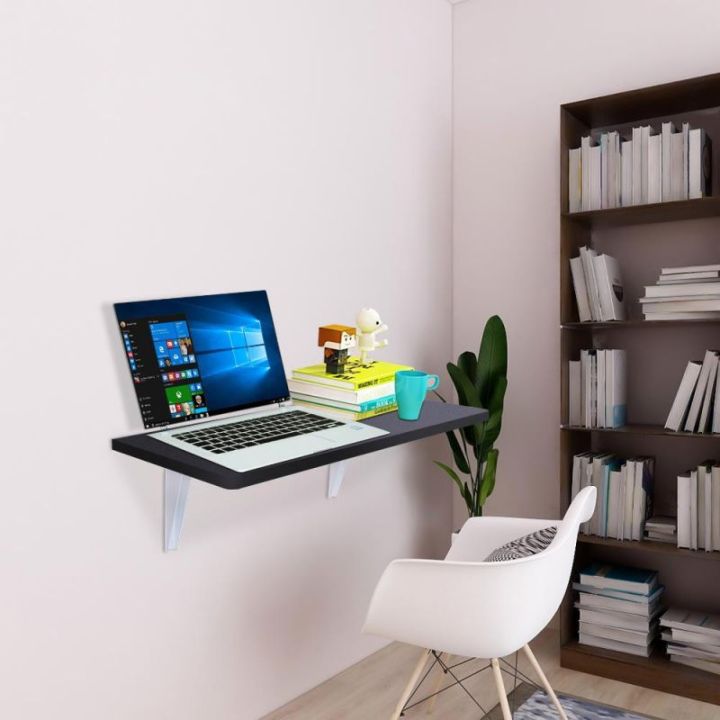 Wall%20Mounted%20Folding%20Laptop%20Table%20Floating%20for%20Bedroom%20Kitchen%20Space%20Saving,%20Foldable%20Wooden%20Modern%20Computer%20Desk%20Workstation%20Small%20Desk%20Foldable%20with%20Metal%20Support%20-%20Image%203