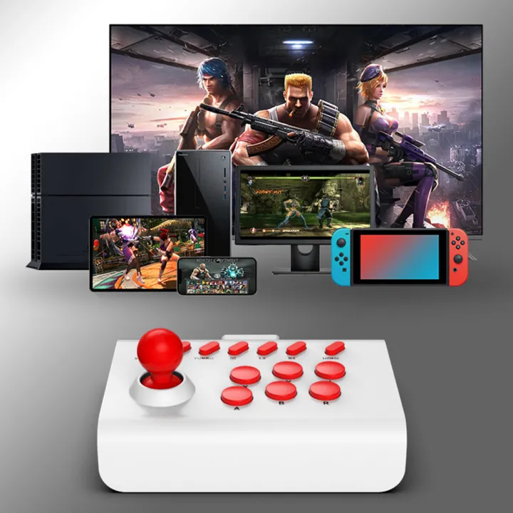 For%20Switch/PS4/PS3/Xbox%20One/PC%20Fighting%20Game%20Joystick%20Wireless%20PC%20Game%20Joystick%20Bluetooth%20Arcade%20Game%20Stick%20Joystick%20Controller%20-%20Image%203