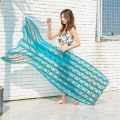 1 Pcs Pool Party Float Raft Floatie Mermaid Tail Pool Floats Mermaid Swim Ring for Pool Water Beach Toys. 