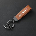 For Honda Super CUB C70 90 110 C125 Accessories High-Grade Leather Motorcycle Keychain Holder Keyring. 