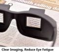 Lazy Glasses Bed Prism, Horizontal Glasses, Horizontal Mirror, Lazy Reader Glasses Lie Down For Reading/Watching Tv. 