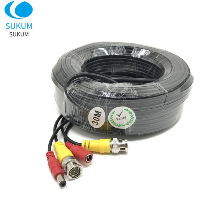High-Definition AHD Camera Cables 5/10/20/30M BNC with Coaxial Output ...