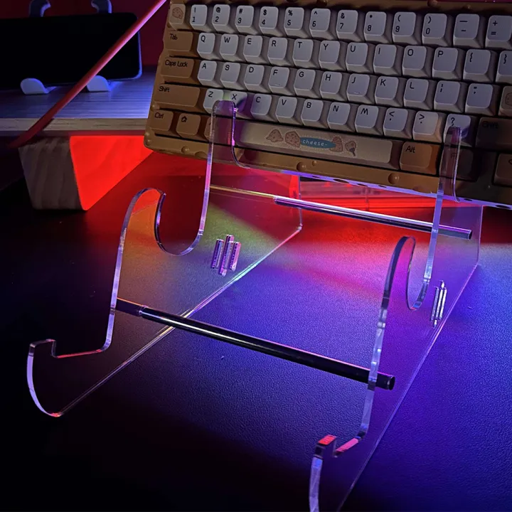 Keyboard Display Stand Transparent Acrylic Keyboard Stand for Computer ...