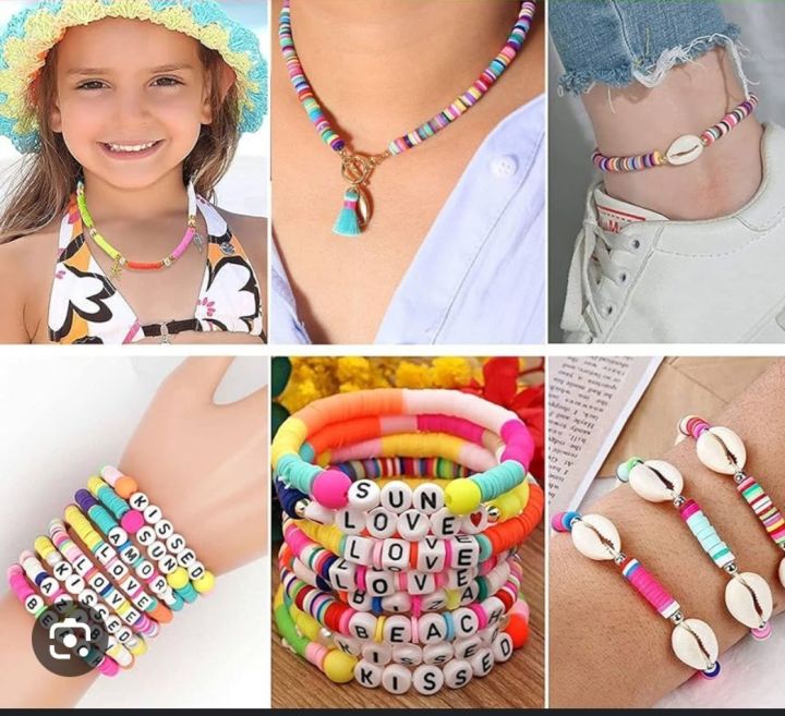 150pcs%20/200pcs%20Flat%20Round%20Polymer%20Clay%20beads%20ideal%20for%20Arts%20and%20Craft%20Bracelets%20and%20jewelry%20Making%20-%20Image%204