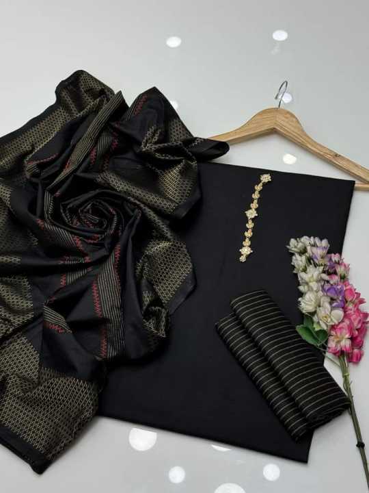 Winter Collection - Multani Khaadi Acrylic Shirt & Trouser With Soosi Shawl