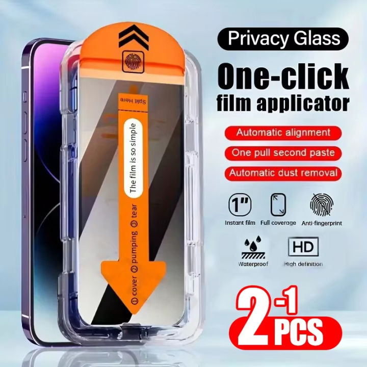 1-2PCs Privacy Screen Protector For Xiaomi Redmi Note 13 11 10 12 Pro 13C Poco X6 Pro F6 Mi 14 13T Pro Dust free Tempered Glass