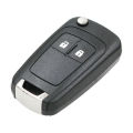 2 Button Car Folding Key Housing Replacement Folding Key For Opel For Astra J For Corsa E Automobile Key Shell Fob Cover Case. 