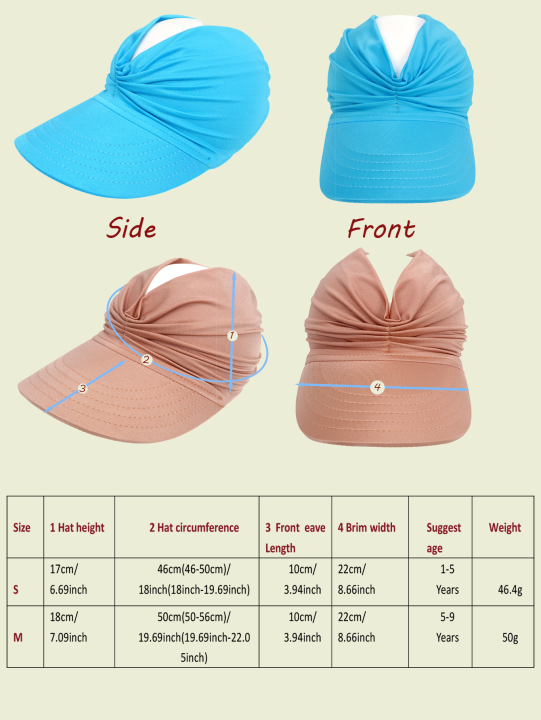 Outdoor%20Sports%20and%20Swim%20Peaked%20Cap,%20Large%20Brim%20Sun%20Hat%20for%20Boys%20and%20Girls,%20Beach%20Sun%20Protection%20Breathable%20Empty%20Top%20Cap%20-%20Image%204
