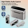 Jmary MW-15 2.4GHz Dual Wireless Microphone For Mobile Available in USB-C and iOS With Charging Case. 