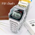 Casio F91 watch women wristwatch casual digital wrist watch stainless steel watch dial 25-38mm function free Casio box. 