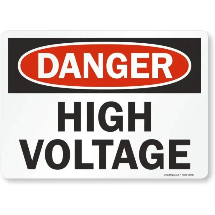 SmartSign Adhesive Vinyl Safety Sign, Legend 