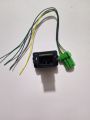 PUSH BOTTON SWITCH WITH LED BACKGROUND INDICATOR LIGHTS WITH JACK 12V FOR LONG LIGHTS DRL LED LIGHT BAR (33*22MM). 