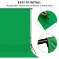 Green Screen 5.6 X 9 Feet Backdrop Background For Photography Without Stand.