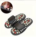 Rotating Acupressure Massage Slippers - Ergonomic EVA Sole Reflexology Foot Massager with Pressure Point Stimulation. 