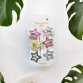 Star Hair Pin's For kid's Girls, Hair Clips for girls, Korean Design - A Pack of 6 Metallic Pins. 