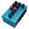 MOSKYAUDIO Bright Flame Multi Guitar Amp Simulator Pedal, Professional Stereo Cabinet Sim Box with Preamp DI Function Pedalboard. 