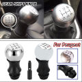 5 Speed Alloy MT Gear Shift Knob Car Accsesories For Peugeot 106 206 306 406 107 207 307 407 301 308 2008 3008 Citroen C2 C3 C4.