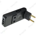 4 in 1 Wall Outlet Extension Eu Electrical Socket 180 Degree Plug Adapter Canada Mexico Travel Aadapter Portable Power Converter. 