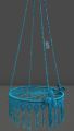 macrame swing hanging chair. 