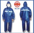 Rain Suit 2 Piece Imported China / Full Water Wind Proof PVC Rubber Stuff / Zip + Button Front Unisex Hooded Design Raincoat / Bike Suit. 