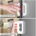 Fridge , Dfreezer Gate Lock Baby & Pet Safety Fridge Lock – Child Proof Refrigerator Door Lock | Prevent Kids & Pets from Opening Fridge | Strong Adhesive & Easy Installation | Great Supplement for Family Fridge Gate Lock. 
