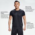 Sports Tshirt Mens Summer Thin Sweat Absorbing Half Sleeve Fast Drying Shirt Ice Silk Tshirt Short Sleeve Top Running FitnessShi. 