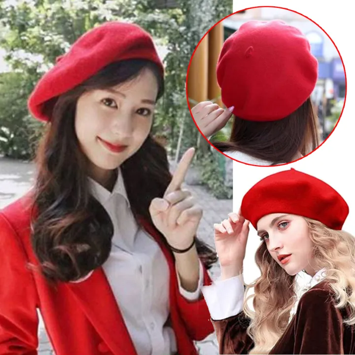 Beret%20beret%20hat%20(adult)%F0%9F%92%A5Thai%20stock%F0%9F%92%A5Solid%20French%20spring%20and%20winter%20beret%20plain%20color%20-%20Image%203