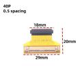 51PLVDS 30-pin LVDS to 40-pin EDP Screen Cable – 2-Lane Converter for Laptop Display Panel Upgrade & Repair, Replacement Adapter.