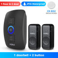 KERUI Wireless Doorbell Waterproof OutDoor Smart Home Door Bell Welcome Melodies Chimes LED Flash Security Adjustable Volume. 