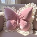 Cute Princess Butterfly Office Pillow Living Room Bow Bedroom Car Sofa Cushion Home New Pillow Room Home Garden Decor. 