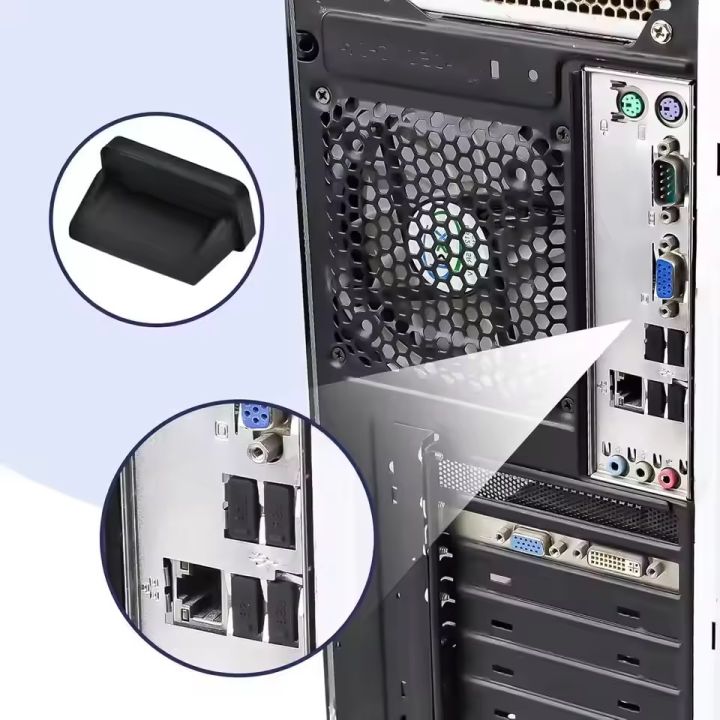 Dust%20Plug%20for%20USB%20-A%20Charger%20Port%20Cover%20Cap%20Female%20Jack%20Universal%20Silicone%20Dustproof%20USB-A%20Ports%20Protector%20PC%20Notebook%20Laptop%20-%20Image%202
