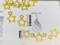 50Pcs and 100Pcs 12x9mm Mini Small Five-pointed Star Charms Antique Pendant Handmade Hanging Crafts Finding. 