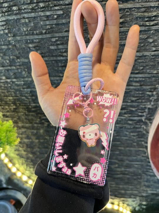 Kawaii%20Liquid%20Shaker%20Robot%20Bear%20Card%20Holder%20with%20Lanyard%20Neck%20Strap%20Clear%20Glitter%20ID%20Badge%20Case%20for%20Students%20Office%20Cute%20%20-%20Image%205
