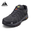 HIKEUP  Mens Hiking Shoes Breathable Lace Up Trekking Male Cushioning Outdoor Climbing Tourism Sneakers for Men. 