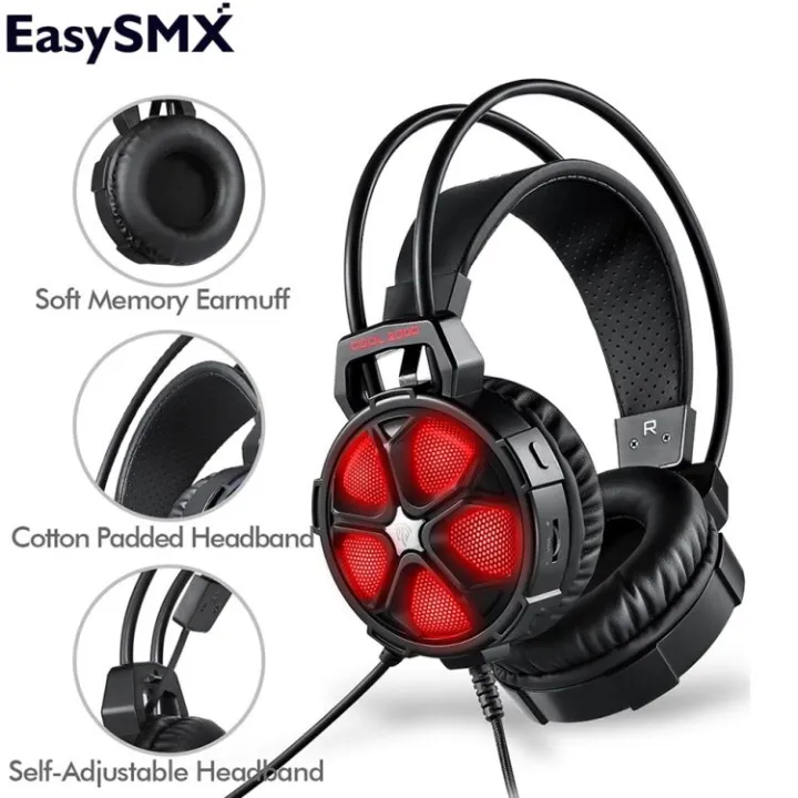 EasySMX%20COOL%202000%20Gaming%20Headset%20with%20Mic%20LED%20Casque%20Bass%20Headphone%20for%20PC%20PS4%20Xbox%20One%20Smartphone%20Laptop(Orange)%20-%20Image%203