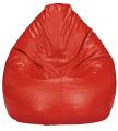 Unique  Classic Bean Bag (SIZE XXXL) with Beans (Color Red). 