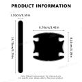 SEAMETAL Car Door Handle Bowl Stickers Anti-scratch Protective Car Door Universal Auto Handle Anti-collision Protection Strips.
