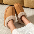 Fashion Women's Winter Slippers Indoor and Outdoor Warmth Anti-slip Comfort Thick Sole Casual Couple Home Shoes Snow Boots.