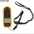 Smart Anemometer Digital Hand-held Wind Speed Gauge Meter Thermo Anemometer And Infrared Thermometer With LCD Backlight Display. 