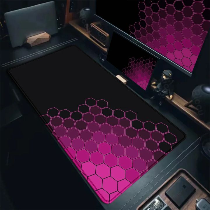 Gaming%20Mouse%20Pad%20Hexagon%20Geometric%20Art%20Design%20Keyboard%20Deskmat%20Gamer%20Large%20Mousepad%20Computer%20Office%20Non-slip%20Cushion%20Accessories%20-%20Image%203