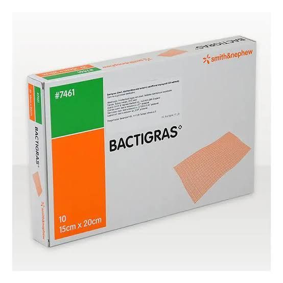 bactigras dressing 10cm× 10cm