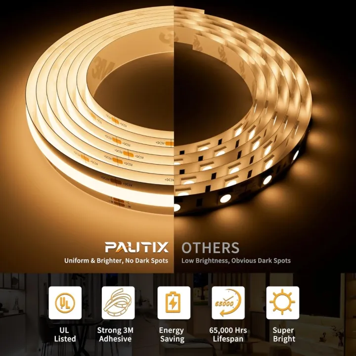 Tuya%20Zigbee%203.0%205V%20USB%20COB%20LED%20Strip%20Light%20320leds/m%20Warm%20White%20Flexible%20Dimmable%20Lights%20Kitchen%20Bedroom%20Decor%20for%20Alexa%20-%20Image%203
