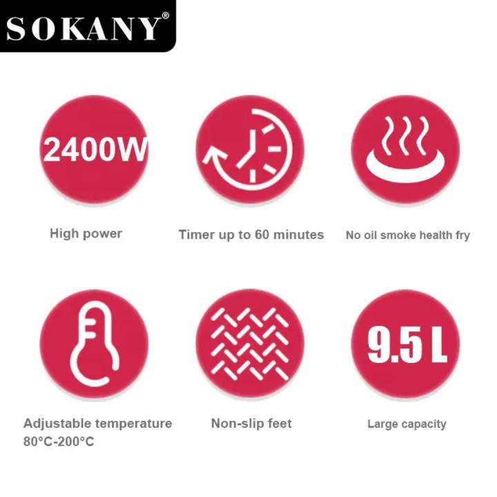 Sokany%20Healthy%20Air%20Fryer%20(SK-10067)%209.5L%20Large%20Size%20Digital%20Touch%20Air%20Fryer%20With%20Viewing%20Window%20And%2012%20Preset%20Menus,%202400W%20-%20Image%206