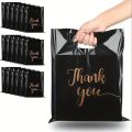 20/50pcs Reusable Foldable Waterproof PE Shopping Bag, Durable Boutique Supermarket Retail Bag, Perfect Thank You Party  Bag. 