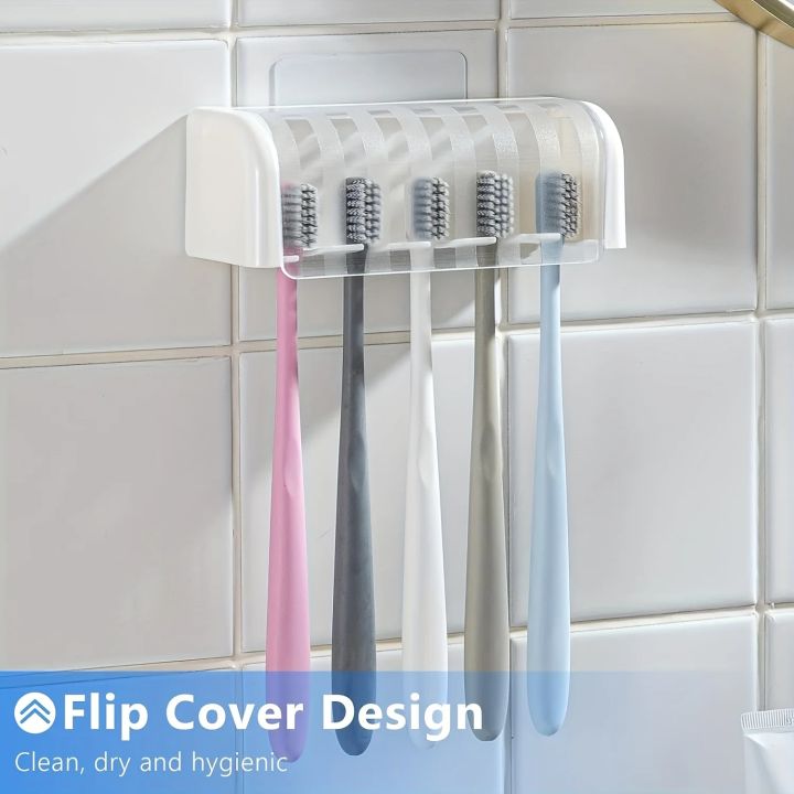 A%20covered%205-slot%20toothbrush%20holder,%20self-adhesive%20wall%20toothbrush%20storage%20rack,%20plastic%20bathroom%20supplies%20-%20Image%202
