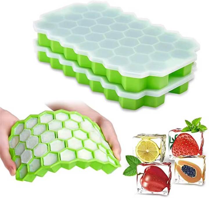 Silicone Ice Cube Tray 37 Cavity Ice-making Box