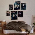 1PC Classic Movie TV Film Twilight Poster Self-adhesive Art Waterproof Paper Sticker Coffee House Bar Room Wall Decor. 